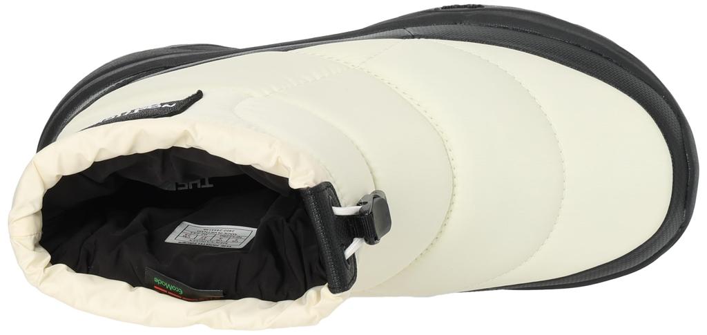 The North Face Nuptse Bootie WP Logo Gardenia Size 8 Short, White/TNF Black,