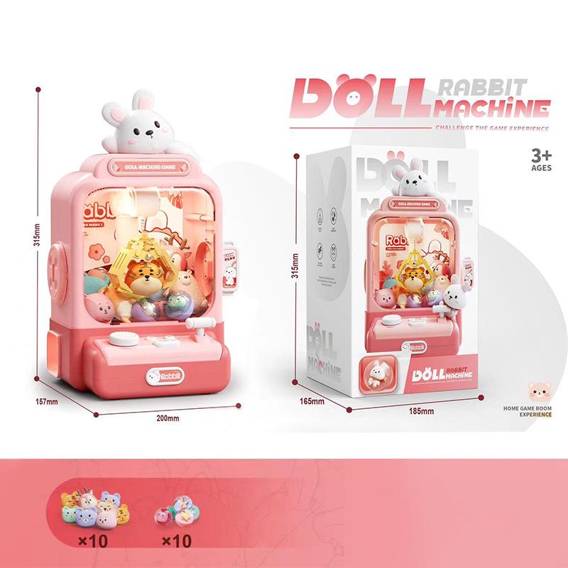 Mini Claw Machine Toy for Kids - Home Use Electric Doll Grabber