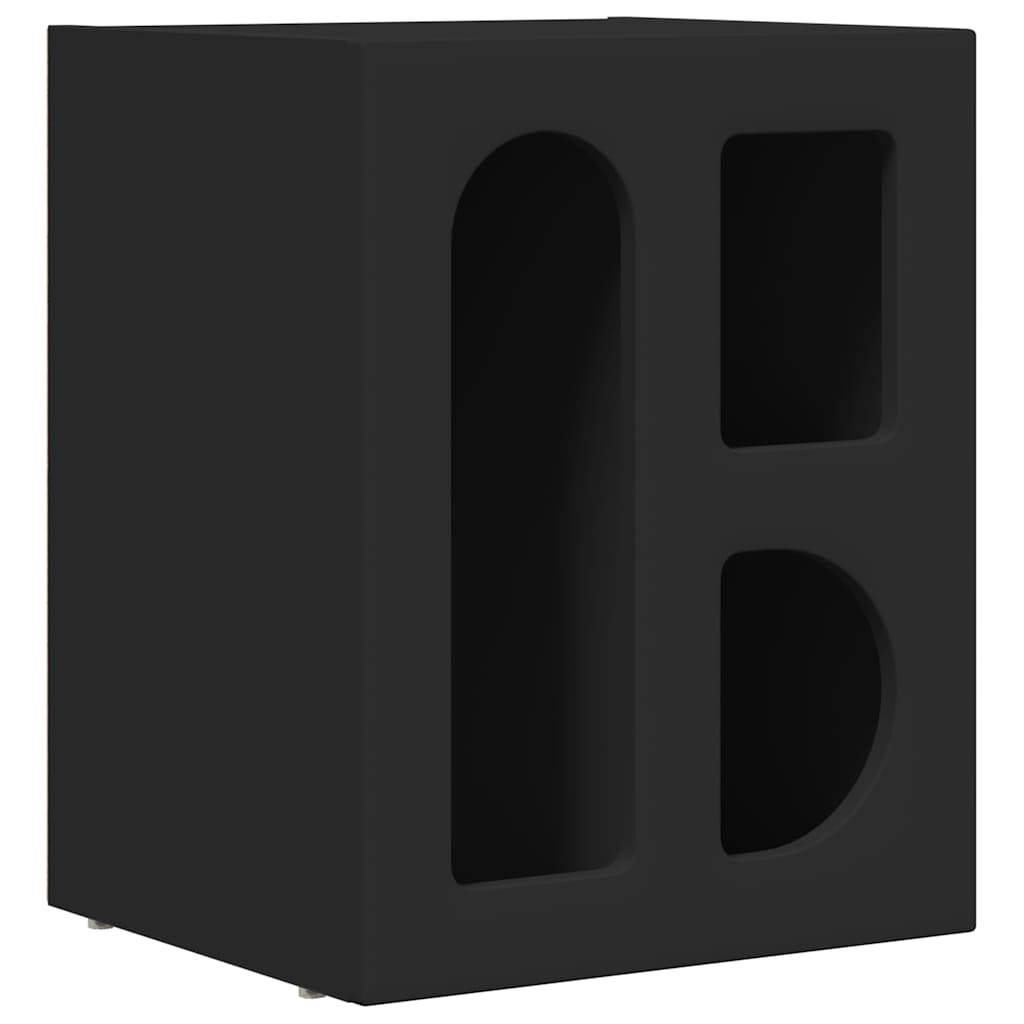 Nightstand Black 40 x 35 x 50 cm Particleboard