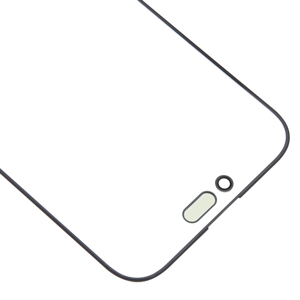 For iPhone 16 Pro Front Screen Glass Lens+OCA Adhesive Replacement Parts (Without Logo)