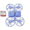 New Drone Ceiling Fan Light with E27 Screw Base, Integrated Fan & Lamp for Bedroom Dining, Small Remote High Airflow