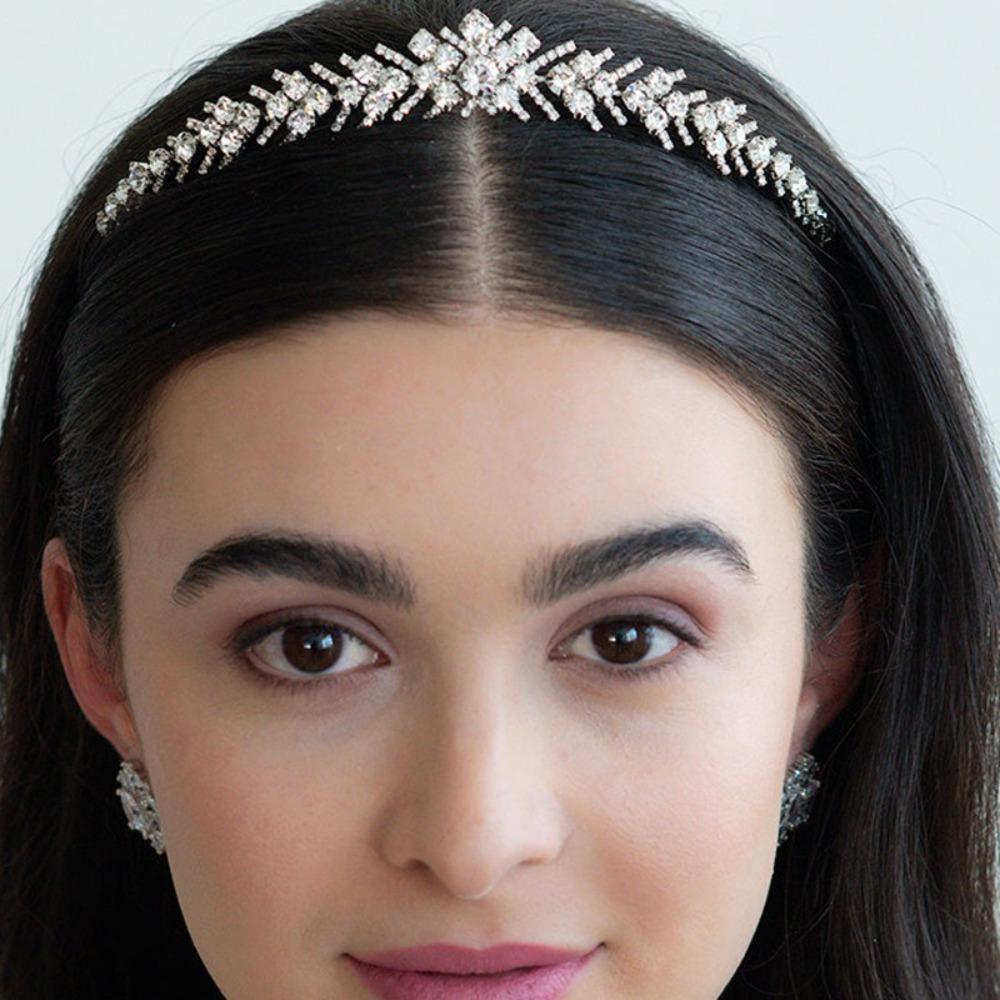 Стразы свадебный венец головной убор королева повязка на голову мода свадьба тиара вечеринка