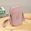 Multi-functional Shoulder Bag Nylon Small Phone Bag Vintage Zipper Crossbody Bag  Storage Bag