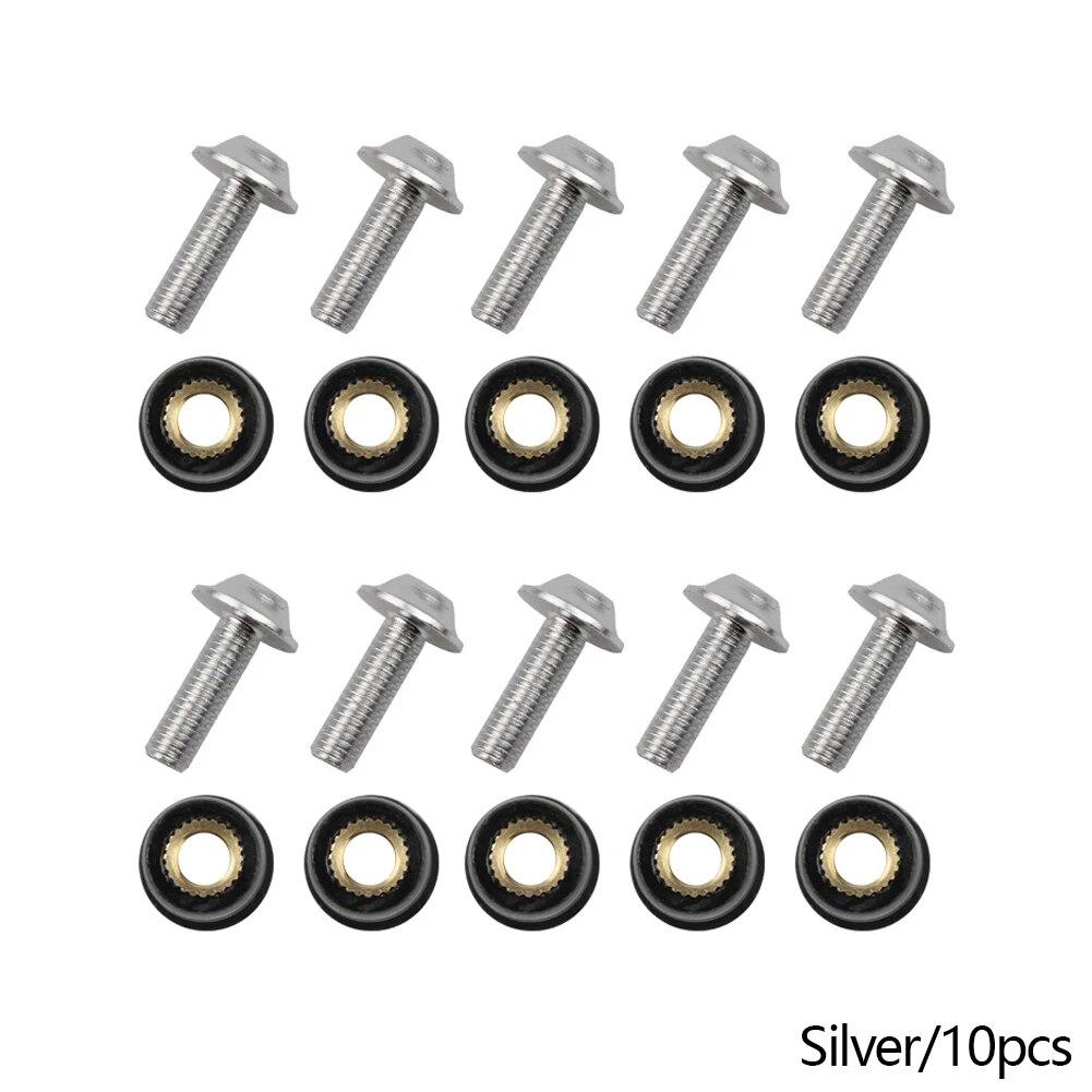 10PCS M5x16mm Motorcycle Windscreen Windshield Bolts Screws Nut Fastener For Honda Suzuki Yamaha Kawasaki