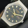 USED VINTAGE CITIZEN AUTOMATIC 8200 JAPAN MENS BLUE COLOR DIAL WATCH A434826-2 R123-a434826