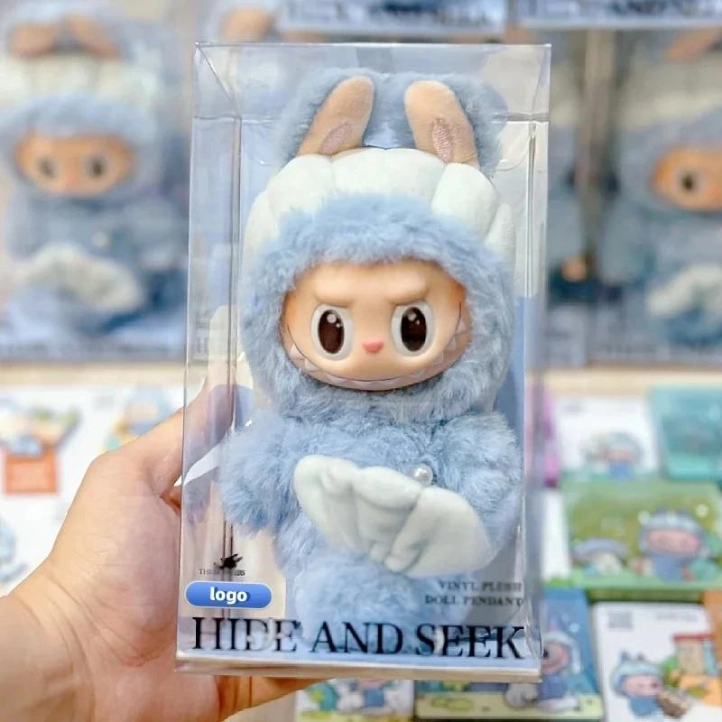 В наличии Горячая аниме-фигурка Labubu Have A Seat Series ПВХ подвеска кукла модель игрушка Kawaii Monster реплика брелок игрушка подарок на день рождения