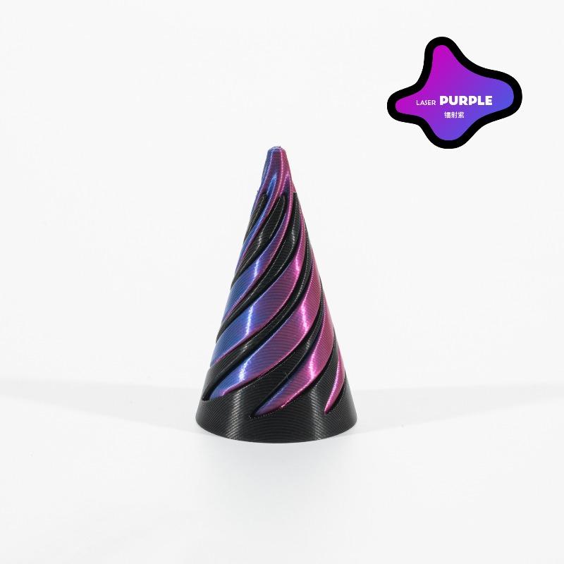 3D Printed Spiral Cone Toy Impossible Pyramid Passthrough Sculpture Pass Through Pyramid Toy Mini Vortex Thread Illusion