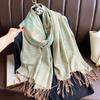 Luxury Brand Autumn Cashmere Pashmina Shawl Lady Wrap Warm Winter Scarves Design Print Female Foulard Hijab Stoles Scarf