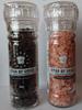 Himalayan Pink Salt Whole Black Pepper Set of 2 with Mill &