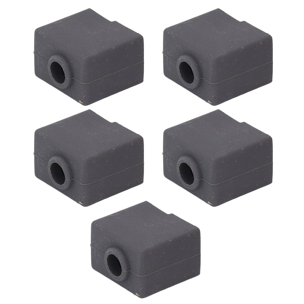 5PCS Heater Block Silicone Covers Elastic 3D Printer Hotend Silicone Sock for Kobra 3