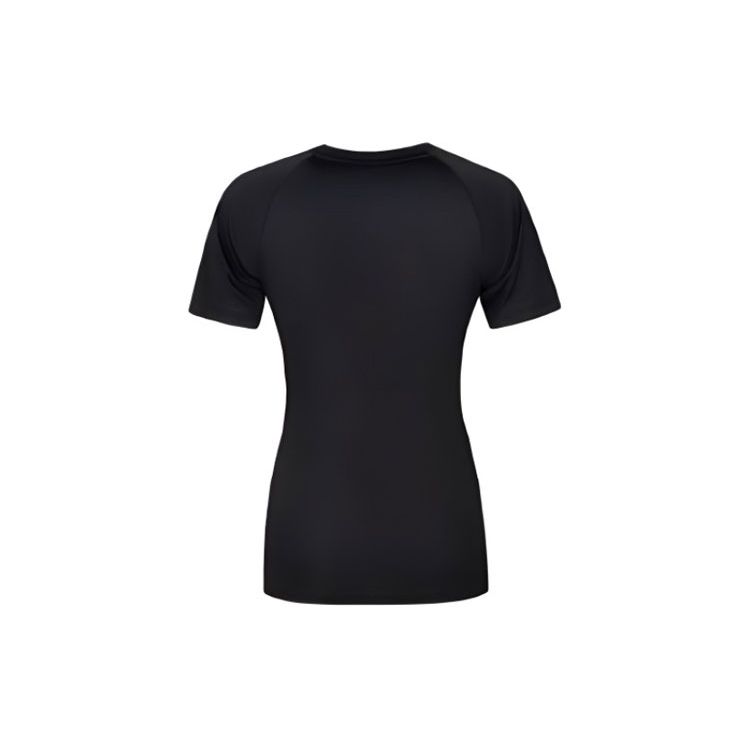 Asics Round Neck Breathable Comfort Casual Sports Short Sleeve T-Shirt Women Tops Black 2012D024-001