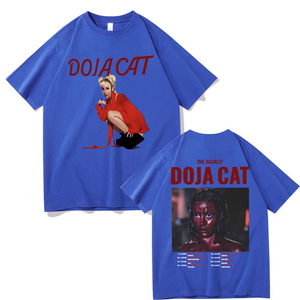 Футболка с графическим принтом Doja Cat Candy The Scarlet, унисекс, хлопковая, оверсайз, женская мода, хип-хоп, винтажные футболки