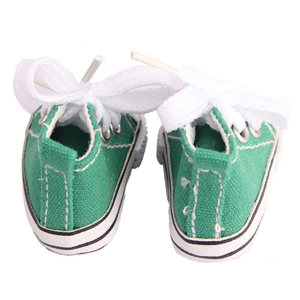 Cute Doll Mini Canvas Shoes Mini Doll Sneakers Doll Casual Canvas Shoes  Girl Toy