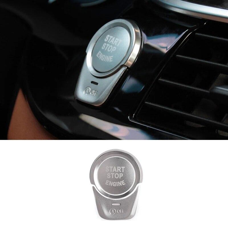 3 шт., кнопка запуска двигателя, остановки, выключения, кольцо, украшение, аксессуары для салона автомобиля для BMW 5 серии G30 X3 G01 G11 G32 X4 G02