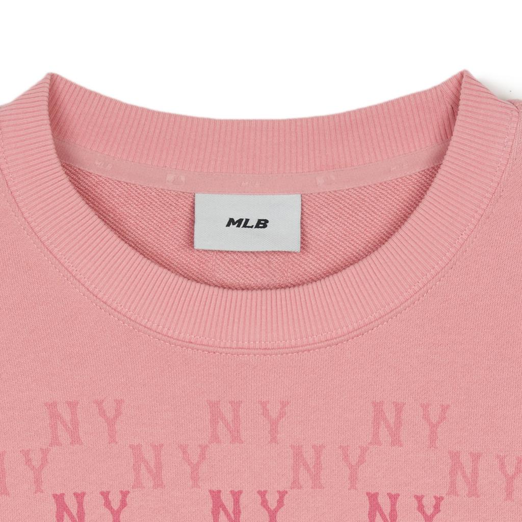 New MLB Classic Monogram GRADATION SWEATSHIRTS Sweatshirt Unisex Pink 3AMTM0744-50PKM