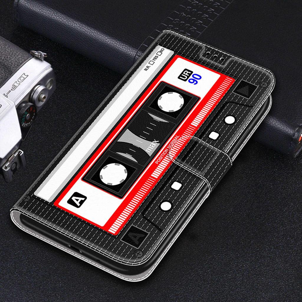 Luxury Painted Leather Case Wallet Book Style Protective Cover for Samsung Galaxy J6 Prime/J6 Plus/J6 (2018) J600/J5/J3