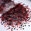 10g Red Black Nail Sequins Decorations 3D Poker Heart Numbers Letters Flakes for DIY Nail Art Supplies Nail Manicure Accessories
