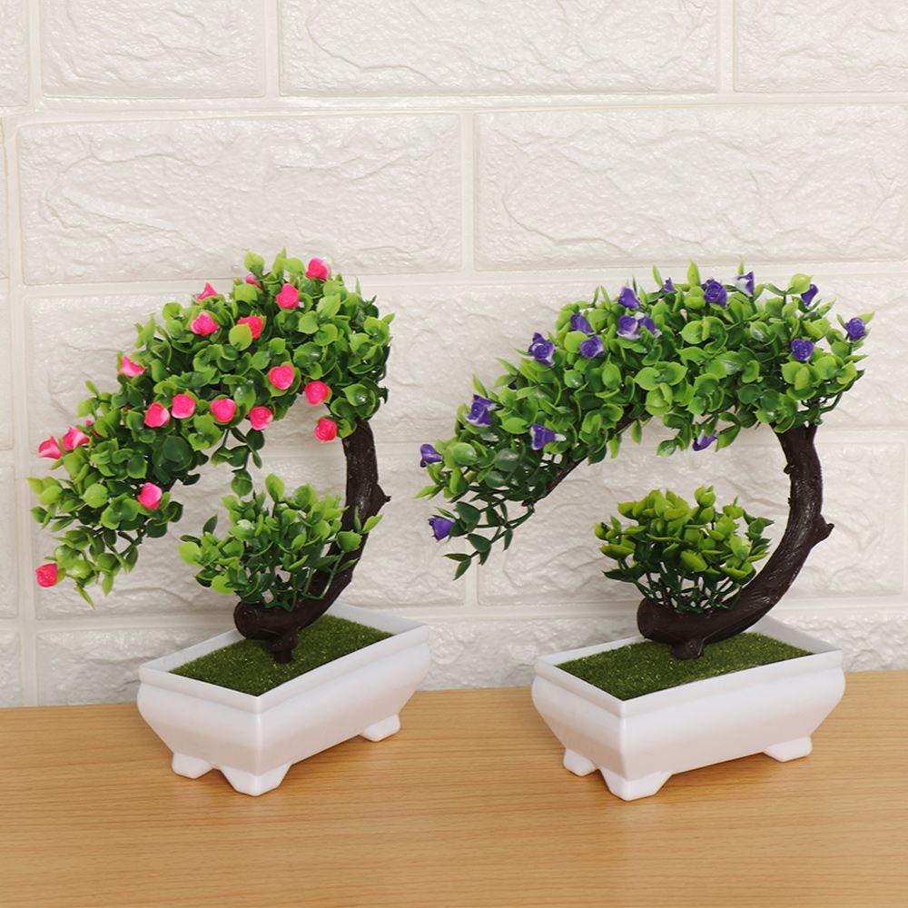 Ornament Topiary Pine Tree Lifelike Plants Home Decoration Artificial Bonsai Simulation Potted