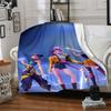 K‑pop Huntrix Blanket Soft & Cozy Great for Picnics Sofa Office Chair All-Season Use Playful Design Perfect Gift for Relatives and Friends