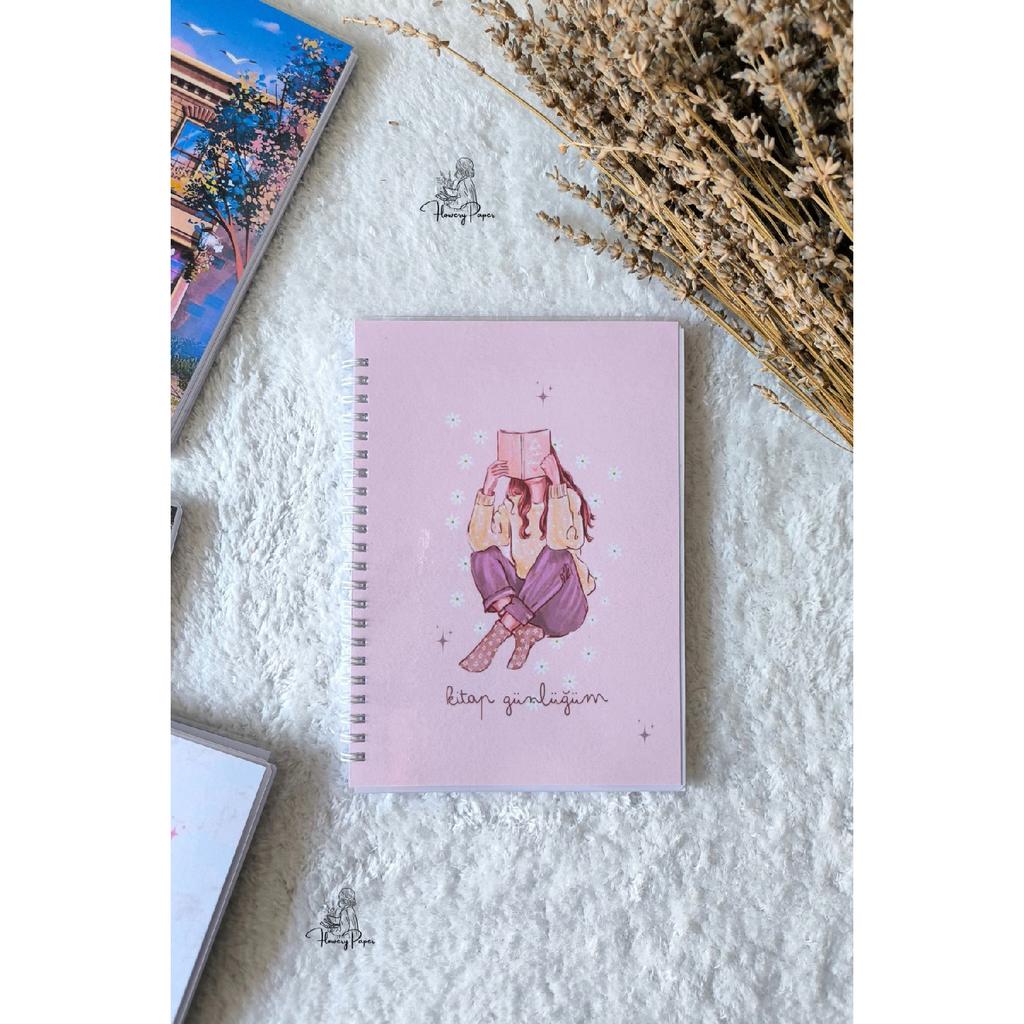 My Library Book Diary, 50 листов/100 страниц, A5, дневник чтения, блокнот, блокнот, блокнот на кольце