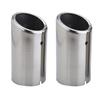1 Pair of Car Exhaust Tail Pipes Muffler Tips Replacement 67mm