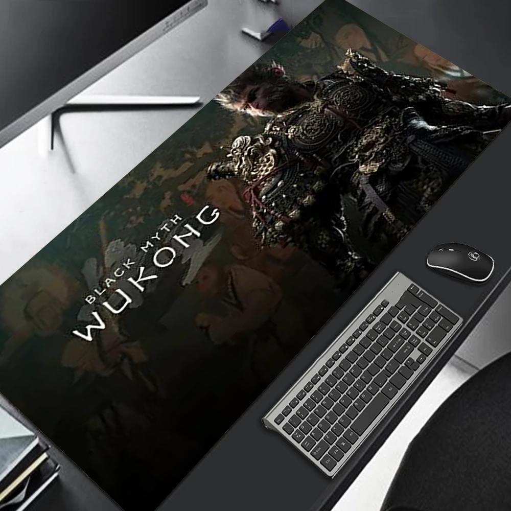 Черная Мифология Укун Коврик для Мыши Игровые Аксессуары для ПК Ковер Подставка под Мышь Офисный Коврик Mousepad 900x400 Игровой Стол Компьютерный Стол Ковер