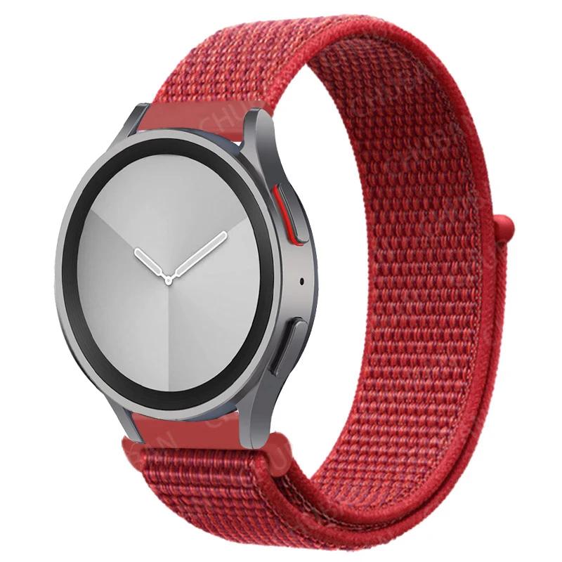 Nylon Loop Band For Samsung Galaxy Watch 6/5/pro/4/Classic/active 2 43-47-44mm 20mm/22mm Sport Bracelet Huawei Gt 4/2/e/3 Strap