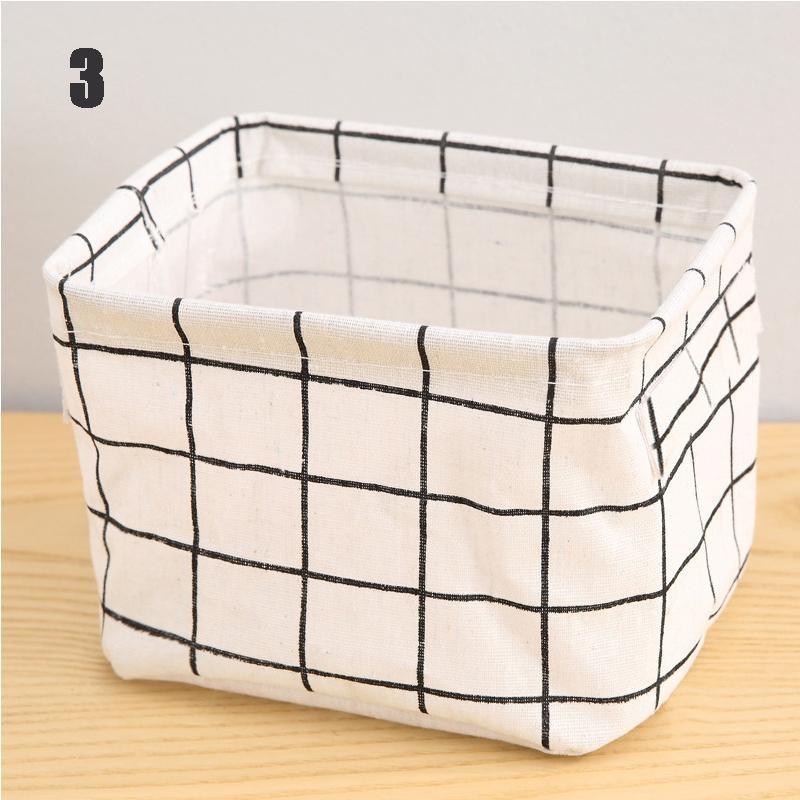 1 корзина для хранения с ручкой, настольная корзина для хранения с печатным рисунком, косметическая книга, нижнее белье, организация домашнего хранения, хранение предметов первой необходимости в общежитии