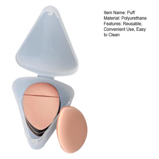 Пуховка для пальцев Высокая эластичность Напальчники Форма кончиков пальцев Маленькие тапочки Консилер Аксессуар Полиуретановая основа для макияжа Губка-пуховка