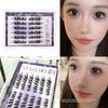 Comic Style Black Swan False Eyelashes Without Glue 6 Rows Fake Eyelashes  Party
