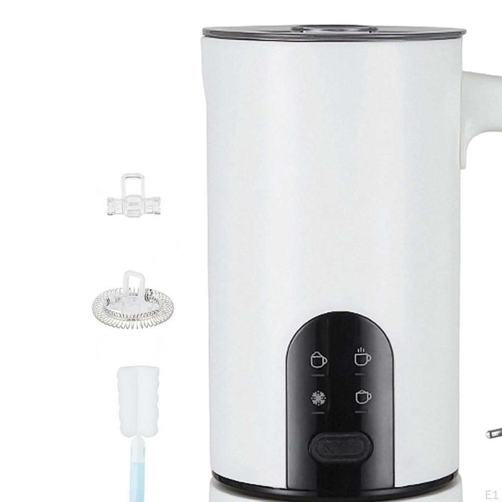 Milk Frother Automatic Coffee Steamer for Chocolate Cream White
