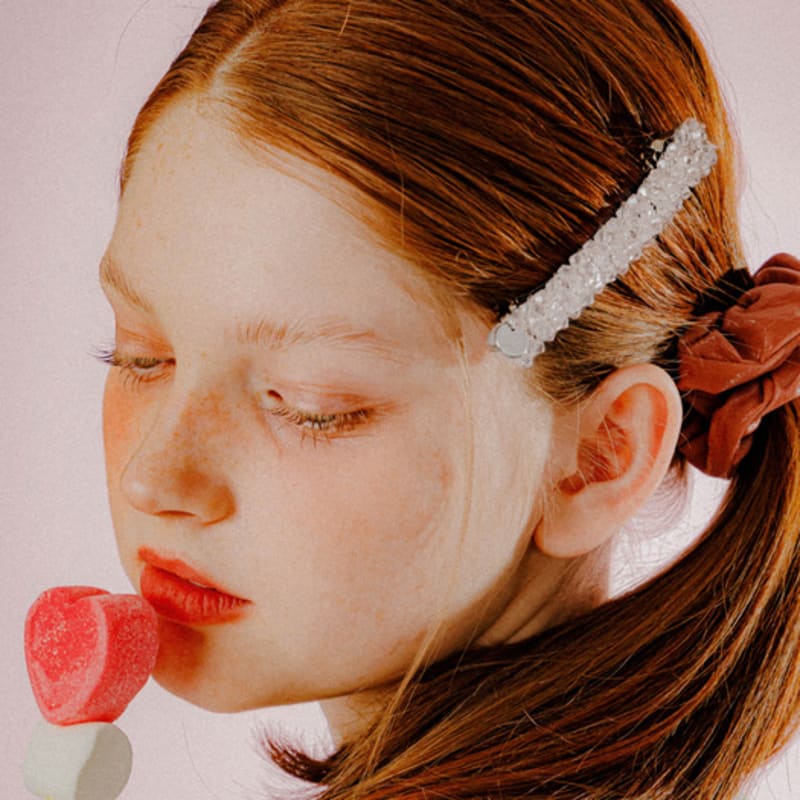 mellotory clear bead hairpin (2 colors)