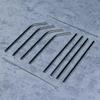 KINGHOFF METAL DRINKS STRAWS 8 pcs + CASE KH-1357