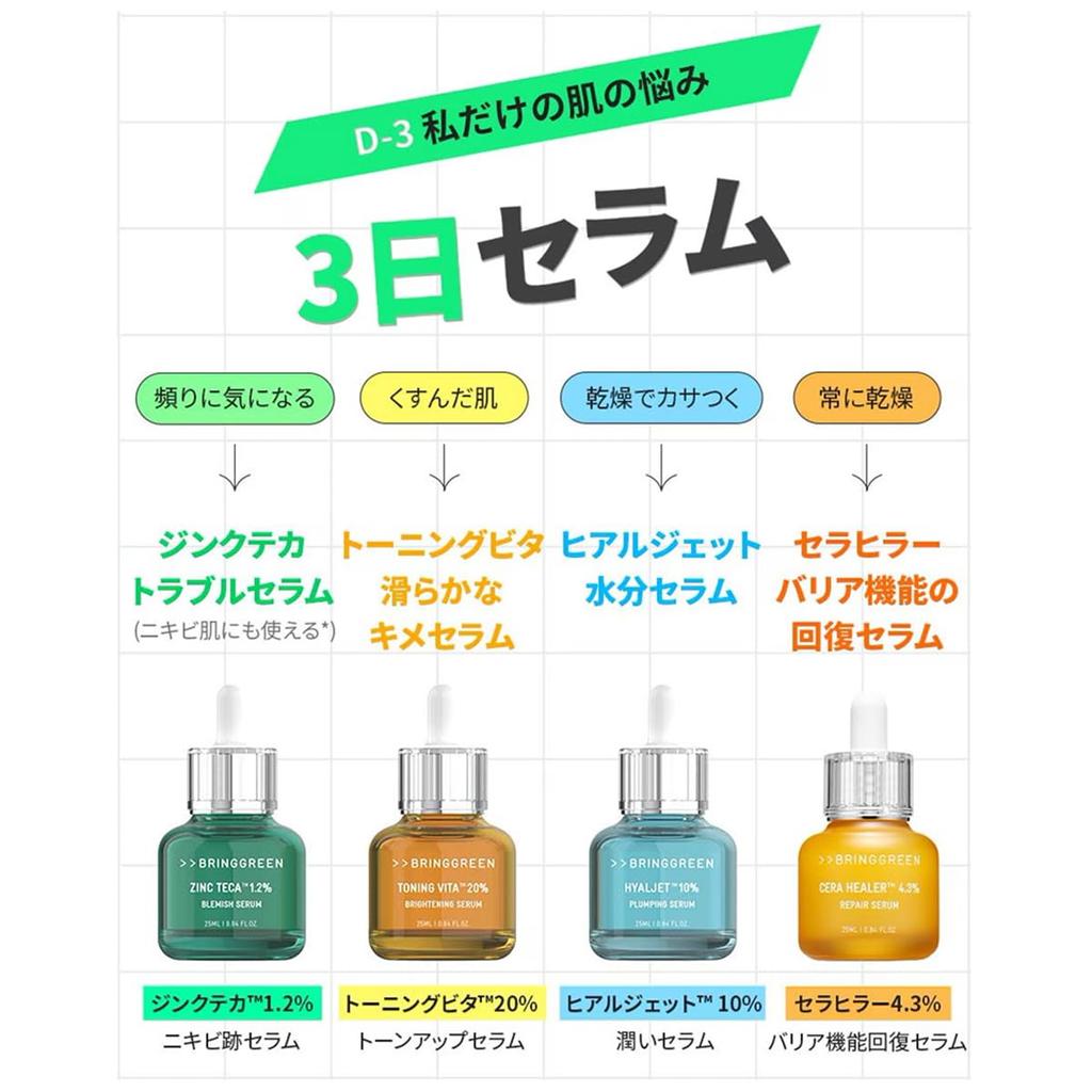 BRING GREEN Bring Green Сыворотка TECA (ЦИНК ОТ ПРЫЩЕЙ)