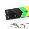 Acrylic Clapboard Dry Erase Director Film Movie Clapper Board Slate 9.6 * 11.7in