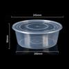 Rhbox 3000ml Disposable PP Round Food Container