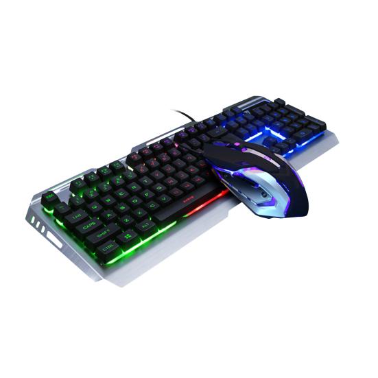 Удобный комплект механической клавиатуры, проводные компьютерные аксессуары из АБС-пластика