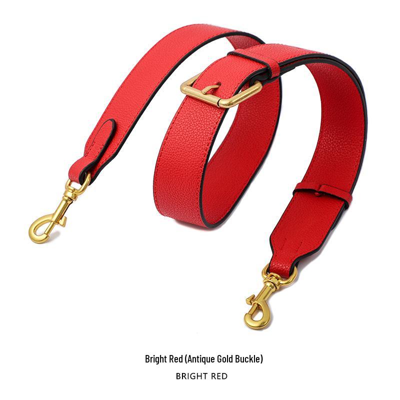 Универсальный широкий плечевой ремень из коровьей кожи с зернистой текстурой личи для сумки Dionysus (модель: MHS-A-9)