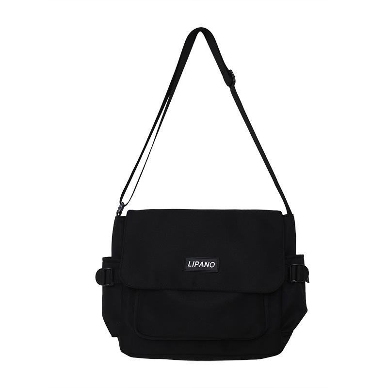 Ins студенческая сумка-мессенджер для колледжа классная повседневная рюкзак сумка через плечо, японская сумка женская Харадзюку ретро почтальонская сумка мужская