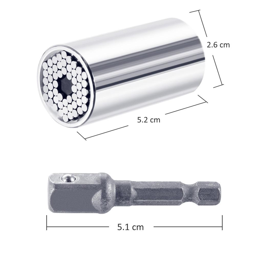 Механическая мастерская Универсальный динамометрический ключ Головка Набор торцевых головок Втулка для электрической дрели Трещотка Втулка гаечного ключа Рукоятка Многофункциональный ручной инструмент