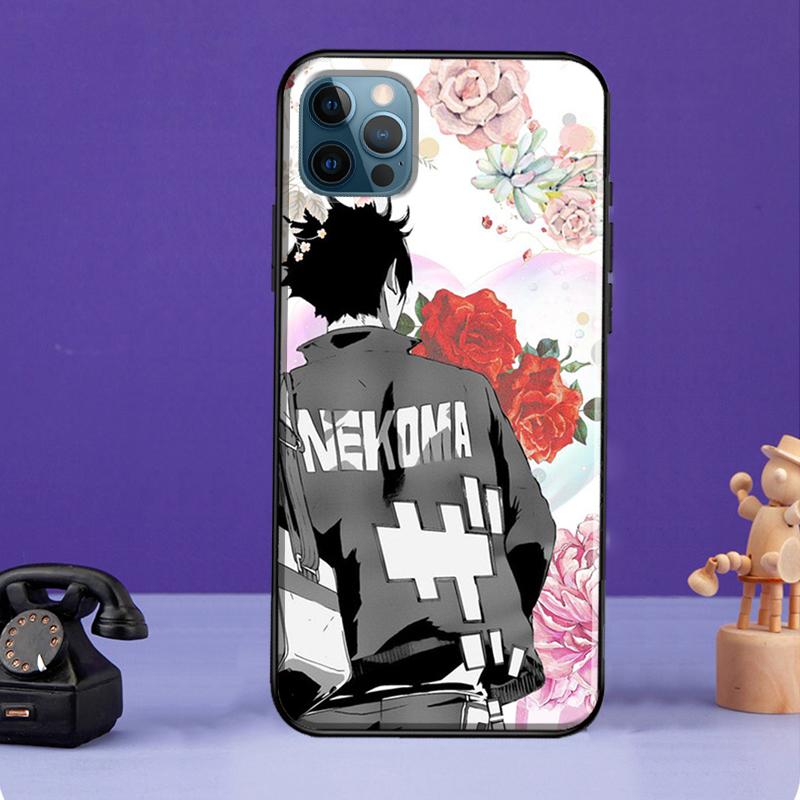 Чехол аниме Haikyuu для iPhone 13 11 14 Pro Max 12 mini полное покрытие для iPhone XR XS Max X 7 8 Plus SE 2020