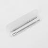 Stainless Steel Manicure & Pedicure Tool Set: Pusher, Blackhead Needle, Nail Cleaner & File