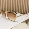 Крутые квадратные дизайнерские солнцезащитные очки женские мужские металлическая оправа геометрические солнцезащитные очки женские мужские модные очки от солнца UV400