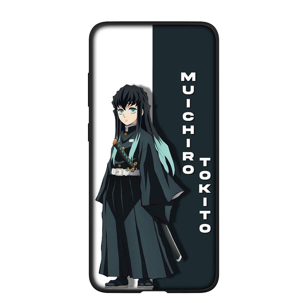 Чехол для телефона Samsung Galaxy S25 S24 S23 iPhone 16 15 Xiaomi Redmi Note 14 13 12 16E X 11 Pro Max OPPO Moto Huawei Demon Slayer Muichiro Tokito Cover