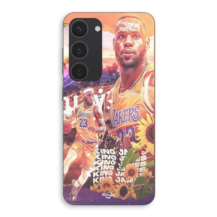 Coque Pour Samsung Galaxy S23 Plus Lebron James 23 LA Lakers Maniacase