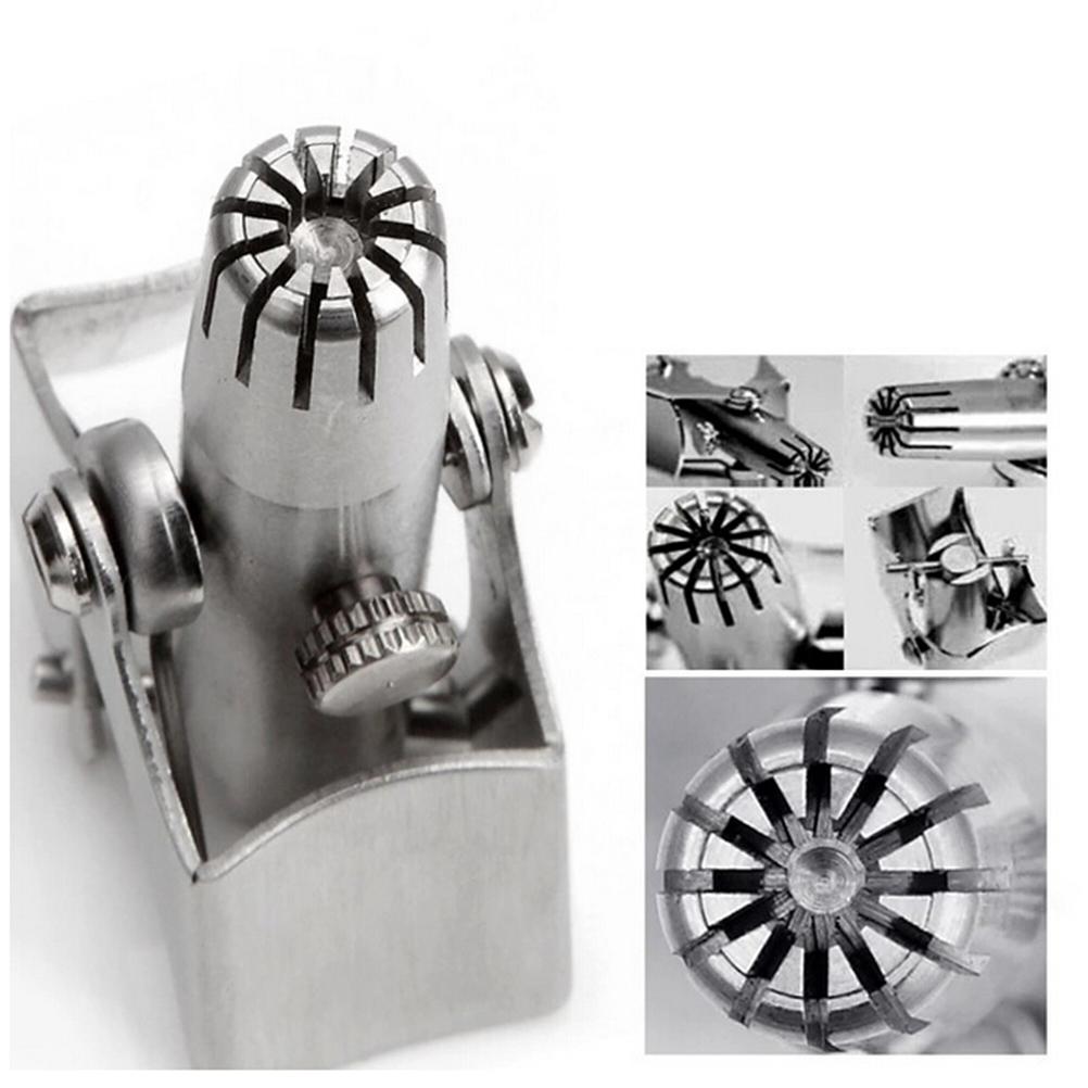 Ручной триммер для волос в носу и ушах из нержавеющей стали, машинка для стрижки волос T30 Wf