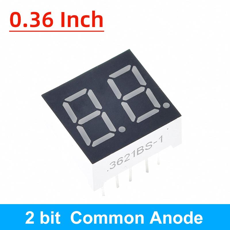 TZT 0.28/0.36/0.4/0.56 дюйма светодиодный дисплей 7-сегментный 1/ 2 / 3 / 4 разрядный Цифровой индикатор Красный Общий катод / анод Цифровой светодиод 7сегментный