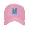 Curious George with balloons Baseball Caps Snapback Fashion Baseball Hats Breathable Casual Casquette Outdoor Men's And Women's