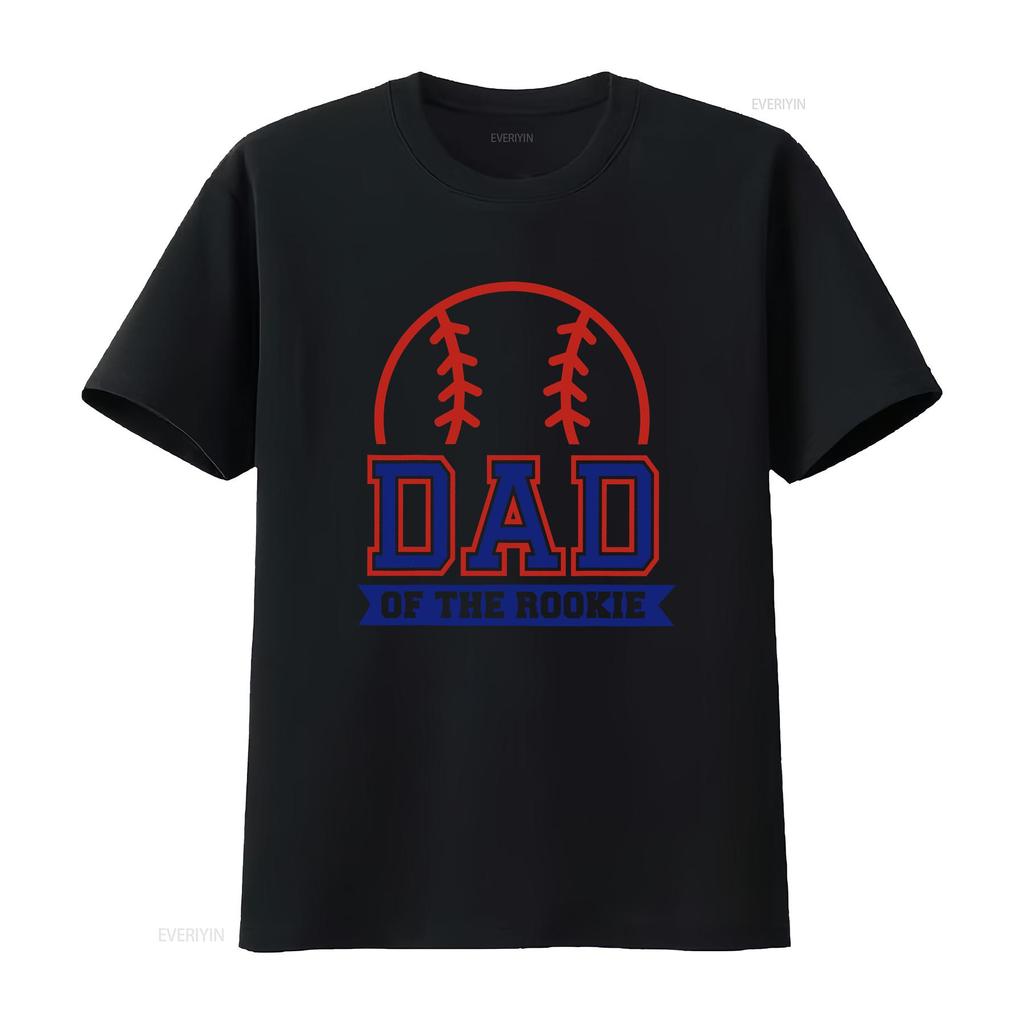 Dad of Rookie 1st Birthday Baseball Theme Matching Party T Shirt Themed the Year Supporter vintage Washed Comfortable Slightly