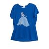 Disney Size XL Cinderella Blue Graphic Vintage Style Soft Touch Womens Tee